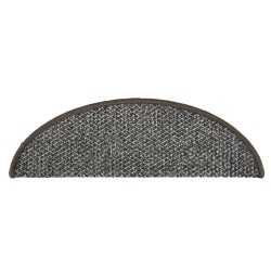 Tapis de marches d'escalier 15 pcs Anthracite 56x17x3 cm 