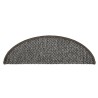 Tapis de marches d'escalier 15 pcs Anthracite 56x17x3 cm 
