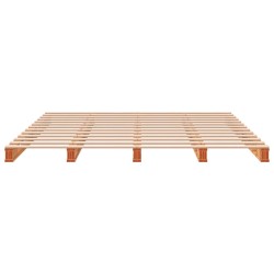 Lit de palette sans matelas cire marron 180x200 cm pin massif 