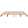 Lit de palette sans matelas cire marron 180x200 cm pin massif 