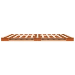Lit de palette sans matelas cire marron 180x200 cm pin massif 