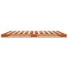 Lit de palette sans matelas cire marron 180x200 cm pin massif 
