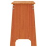 Banc d'entrée cire marron 100x28x45 cm bois de pin massif 