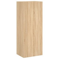 Meuble TV mural chêne sonoma 40,5x30x102 cm bois d'ingénierie 