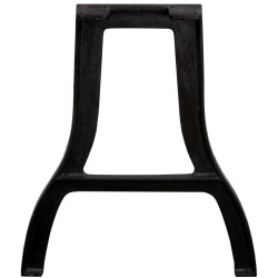 Pied de table de salle à manger 2 pcs Cadre en A Fonte 