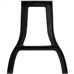 Pied de table de salle à manger 2 pcs Cadre en A Fonte 