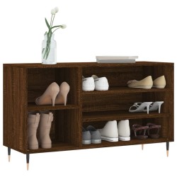 Armoire à chaussures Chêne marron 102x36x60cm Bois d'ingénierie 