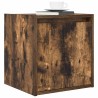 Tables de chevet murales 2 pcs chêne fumé 38x34x40 cm 