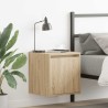 Tables de chevet murales 2 pcs chêne sonoma 38x34x40 cm 