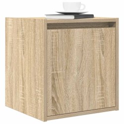 Tables de chevet murales 2 pcs chêne sonoma 38x34x40 cm 