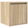 Tables de chevet murales 2 pcs chêne sonoma 38x34x40 cm 