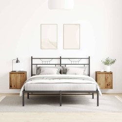 Tables de chevet murales 2 pcs vieux bois 38x34x40 cm 
