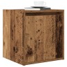 Tables de chevet murales 2 pcs vieux bois 38x34x40 cm 