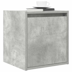 Tables de chevet murales 2 pcs gris béton 38x34x40 cm 