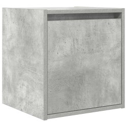 Tables de chevet murales 2 pcs gris béton 38x34x40 cm 