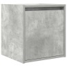 Tables de chevet murales 2 pcs gris béton 38x34x40 cm 