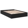 Cadre de lit sans matelas noir 160x200 cm 
