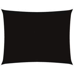 Voile de parasol tissu oxford rectangulaire 3,5x4,5 m noir 