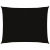 Voile de parasol tissu oxford rectangulaire 3,5x4,5 m noir 