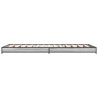 Cadre de lit sans matelas sonoma gris 75x190 cm 