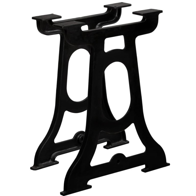 Pied de table de salle à manger 2 pcs Cadre en Y Fonte 