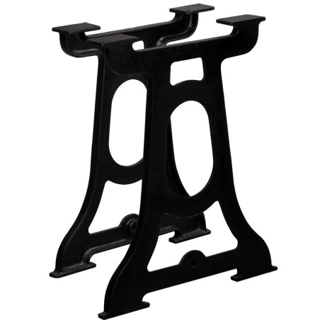 Pied de table de salle à manger 2 pcs Cadre en Y Fonte 