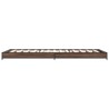 Cadre de lit sans matelas chêne marron 75x190 cm 