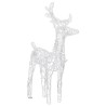 Rennes de Noël 6 pcs 240 LED Blanc froid Acrylique 