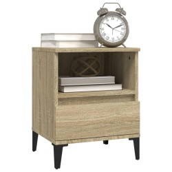 Table de chevet Chêne sonoma 40x35x50 cm 