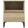 Table de chevet Chêne sonoma 40x35x50 cm 