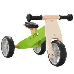 Vélo d'équilibre pour enfants 2-in-1 vert 
