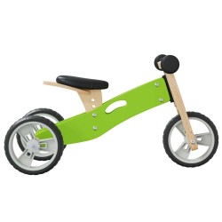 Vélo d'équilibre pour enfants 2-in-1 vert 