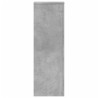 Support pour plantes gris béton 33x33x100 cm bois d'ingénierie 