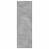 Support pour plantes gris béton 33x33x100 cm bois d'ingénierie 
