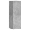 Support pour plantes gris béton 33x33x100 cm bois d'ingénierie 