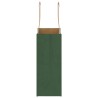 Sacs en papier 250 pcs avec poignées vert 15x8x21 cm 