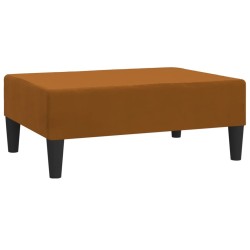 Repose-pied Marron 78x56x32 cm Velours 