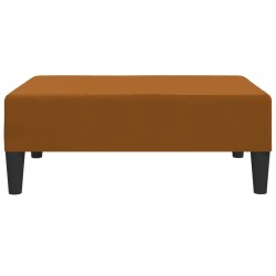 Repose-pied Marron 78x56x32 cm Velours 