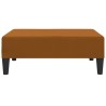 Repose-pied Marron 78x56x32 cm Velours 