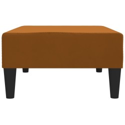 Repose-pied Marron 78x56x32 cm Velours 