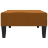 Repose-pied Marron 78x56x32 cm Velours 