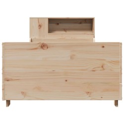 Cadre de lit sans matelas 75x190 cm bois de pin massif 