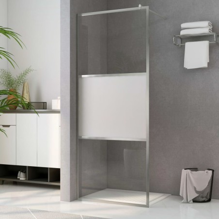 Paroi de douche à l'italienne à verre ESG demi-dépoli 80x195 cm 