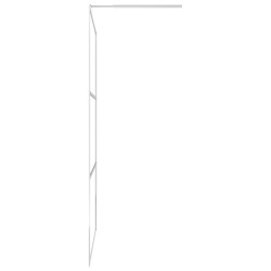 Paroi de douche à l'italienne à verre ESG demi-dépoli 80x195 cm 