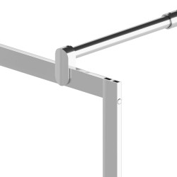 Paroi de douche à l'italienne à verre ESG demi-dépoli 80x195 cm 