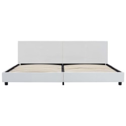 Cadre de lit Blanc Similicuir 180x200 cm 