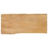 Dessus de table 90x40x2,5 cm bord vivant bois massif manguier 