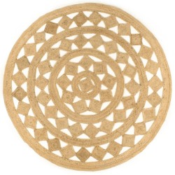 Tapis fait à la main Jute tressée 240 cm 