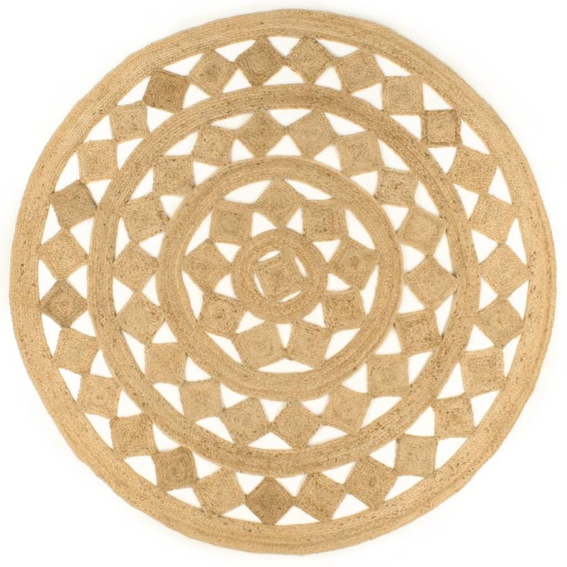 Tapis fait à la main Jute tressée 240 cm 