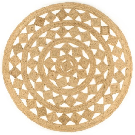 Tapis fait à la main Jute tressée 240 cm 